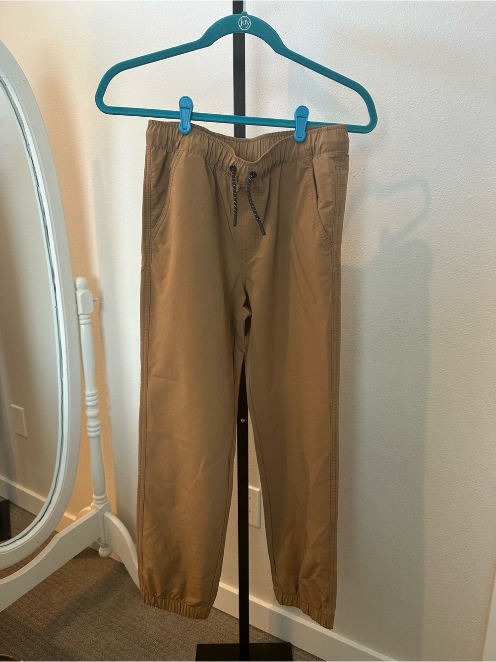 Cat & Jack boys Tan Drawstring Jogger Pants